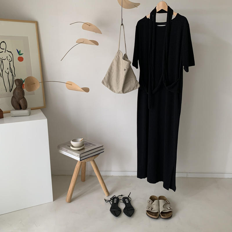 新作saleセール30 Off Argue Dry Cotton Lady Dress Stone ワンピース 本日超得 Boutiques Asia