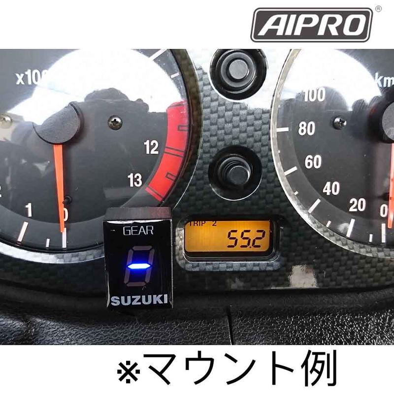 百貨店 アイプロ製 シフトインジケーター APK2 赤 ZX-6R ZX-10R