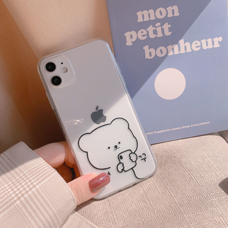 オーダー商品 かわいいクマちゃんイラストiphoneケース Airpods Case オーダー商品 かわいいクマちゃんイラストiphoneケース Airpods Case
