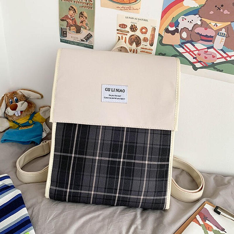 オーダー商品 かわいいチェック柄リュック Airpods Case Store