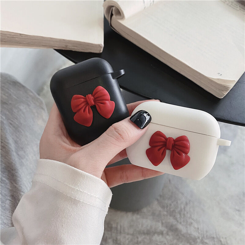 オーダー商品 飛び出すリボン柄 Airpods Airpodsproケース Airpod