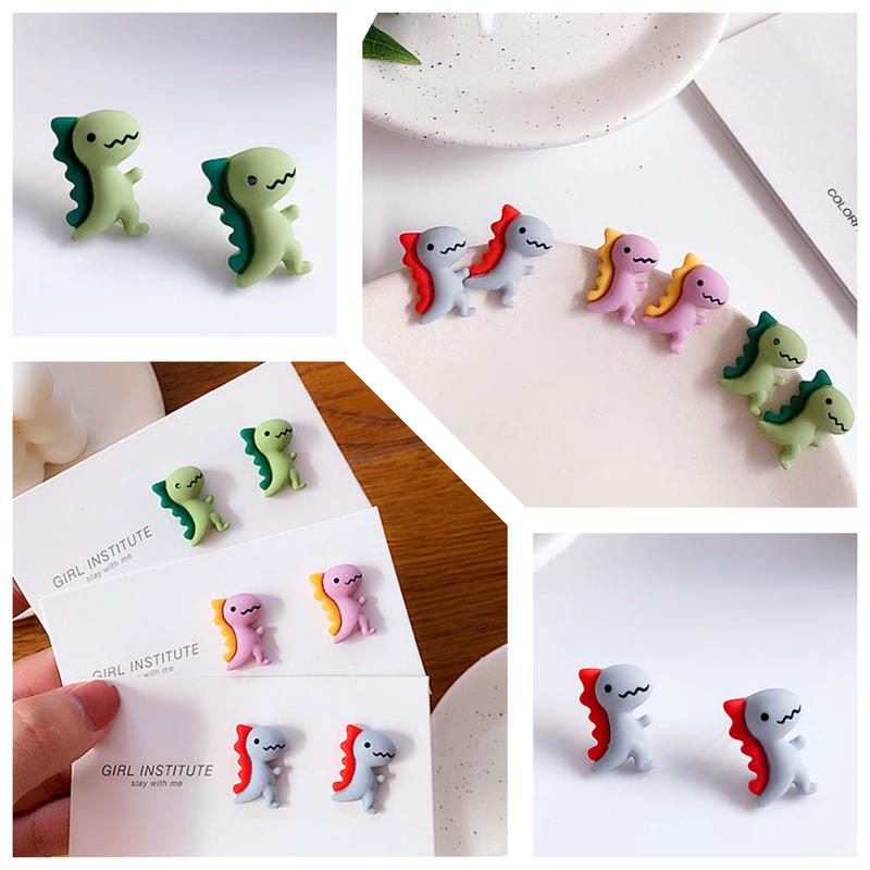 オーダー商品 カワイイ恐竜ピアス イヤリング Airpods Case Store