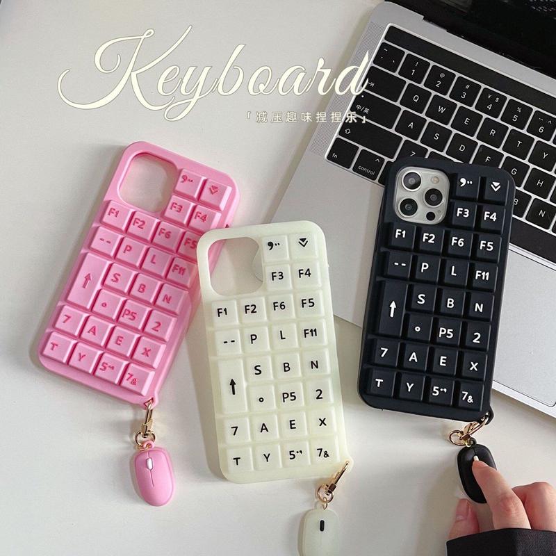 オーダー商品 可愛い3色ライトキーボードiphoneケース Airpods Case オーダー商品 可愛い3色ライトキーボードiphoneケース Airpods Case