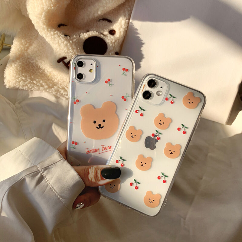 オーダー商品 かわいいさくらんぼ熊ちゃんiphoneケース Airpods Case