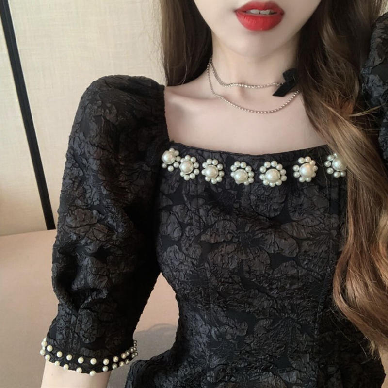 ビジュー付きワンピース Airy Selectshop