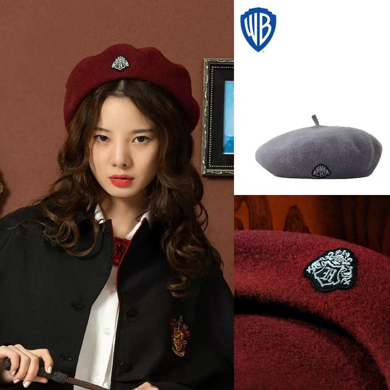 海外限定版 ハリーポッター ベレー帽 赤 グレー 2色 ワーナーブラザーズ 公認 Aki