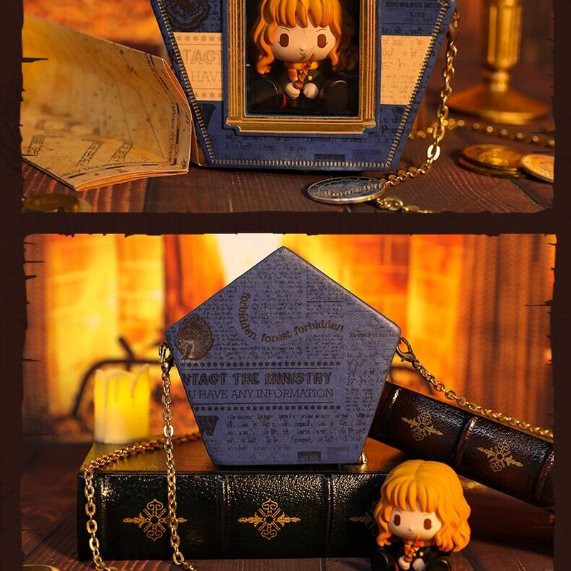 ハリーポッター 透明 バッグ ミニフィギュア展示用 百味ビーンズ カエルチョコ 痛バッグ