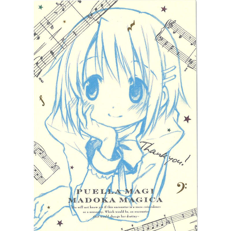 魔法少女まどか マギカ 劇場版 来場者特典ポストカード 美樹さやか K Books 秋葉原