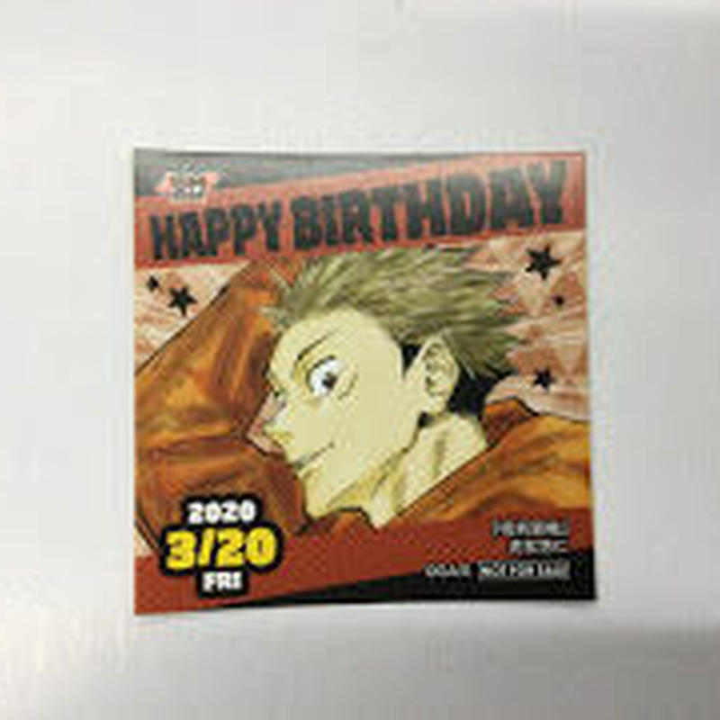 呪術廻戦 虎杖悠仁 ジャンプショップ バースデーステッカー 21 K Books 秋葉原