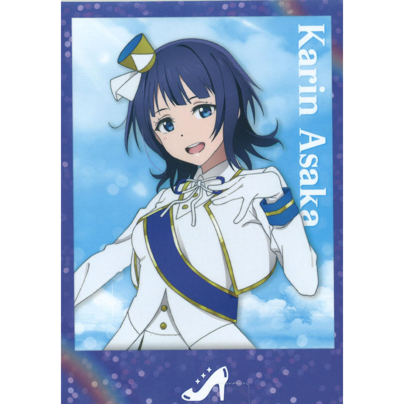 ラブライブ 虹ヶ咲学園スクールアイドル同好会 韓国 Aniplus カフェ ポストカード 朝香