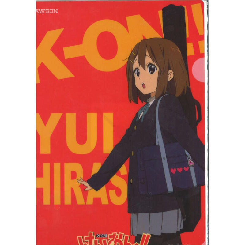 けいおん ローソン限定オリジナルクリアファイル 平沢唯 歩き K Books 秋葉原