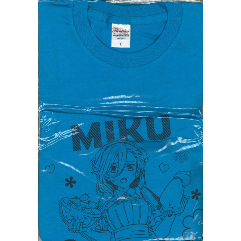 五等分の花嫁 アトレ秋葉原ホワイトデーフェア Tシャツ ホワイトデーver 中野三玖