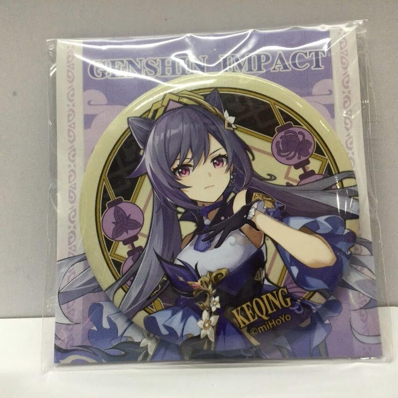 原神 刻晴 キャラ缶バッジ 海外ver K Books 秋葉原