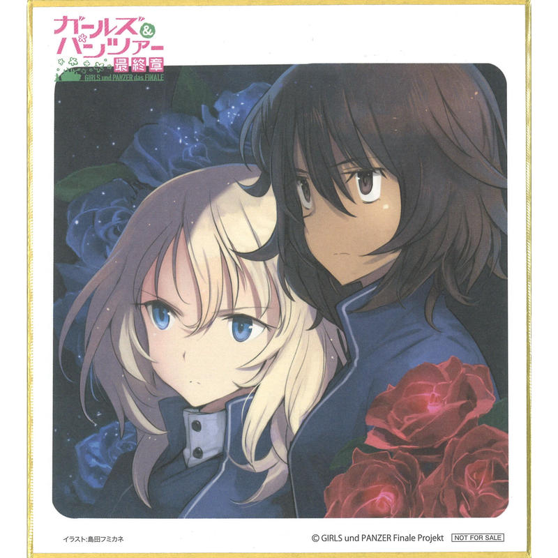 ガールズ パンツァー ミニ色紙 安藤 押田 K Books 秋葉原