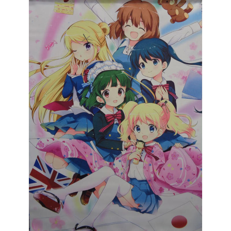 まんがタイムきらら展 B2タペストリー きんいろモザイク K Books 秋葉原