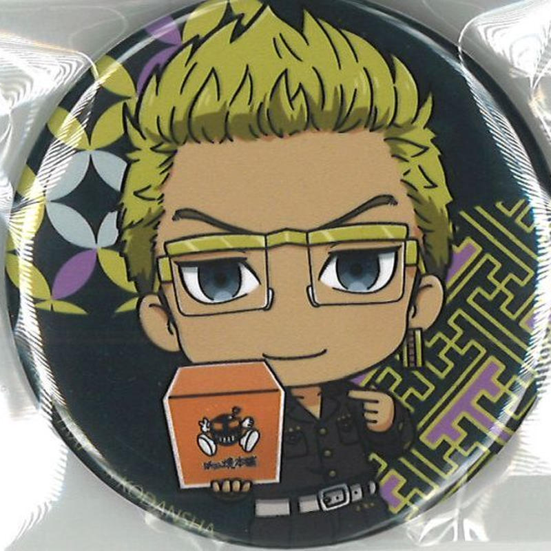 東京卍リベンジャーズ ばくだん焼き本舗 トレーディング缶バッジ 稀咲鉄太 K Boo