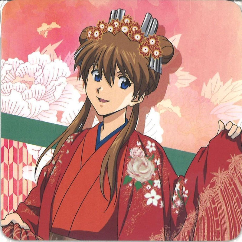 エヴァ 映画村 エヴァンゲリオン京都基地 コラボフード ドリンク特典コースター 式波 アス