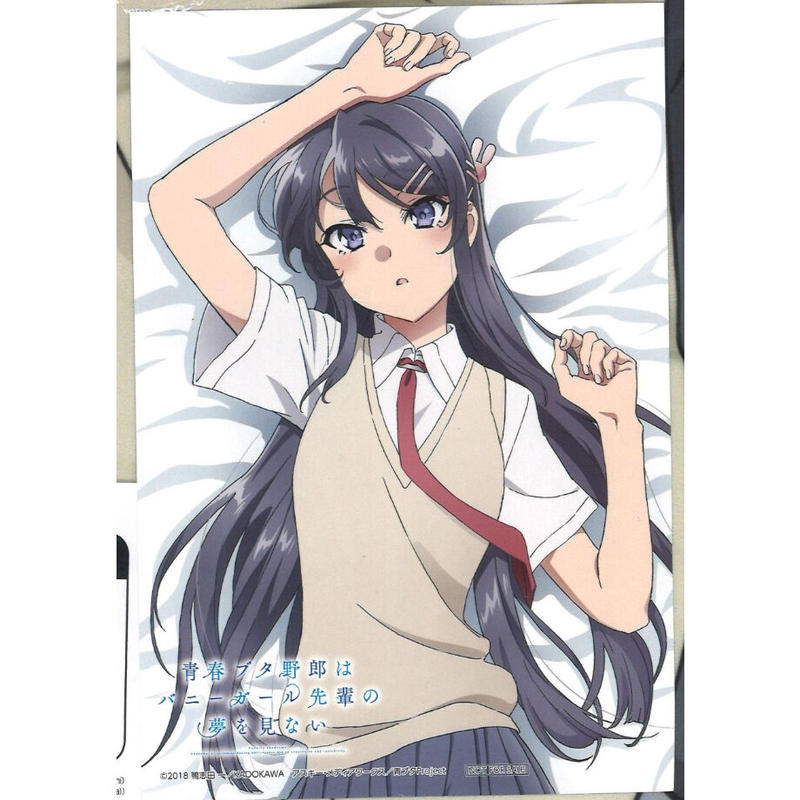 青春ブタ野郎はバニーガール先輩の夢を見ない　桜島麻衣　2way 枕カバー Amazon.co.jp: 青春ブタ野郎はバニーガール先輩の夢を見ない