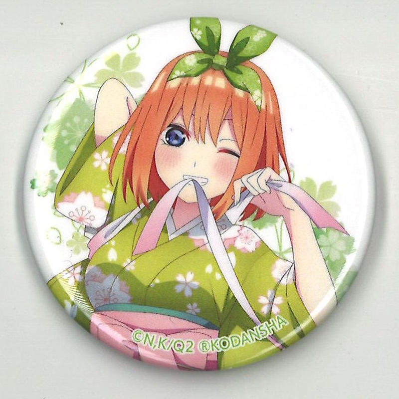 描き下ろしイラスト 桜和装ver トレーディング缶バッジ 中野四葉 引き K Boo