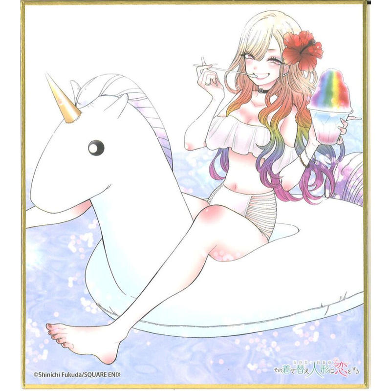 その着せ替え人形は恋をする 喜多川海夢 色紙 ポストカード Amazon.co.jp: その着せ替え人形は恋をする展 入場特典 色紙