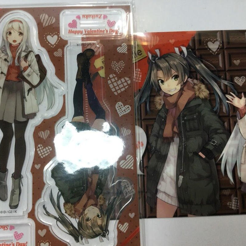 艦これ 翔鶴 瑞鶴 ローソン バレンタイン アクリルスタンド クリアファイル 枠に反れ有