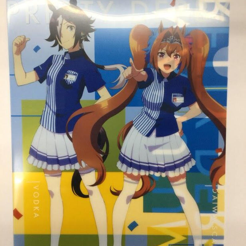 ウマ娘 ウオッカ ダイワスカーレット ローソン クリアファイル K Books 秋葉原 ウマ娘 ウオッカ ダイワスカーレット ローソン クリアファイル K Books 秋葉原