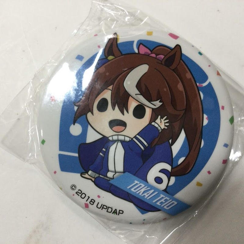 ウマ娘 トウカイテイオー ふとんむし 缶バッジ K Books 秋葉原