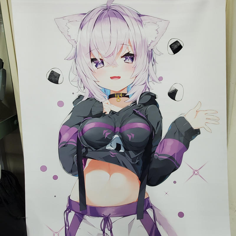 C106 AHO-CROSS 猫又おかゆちゃん タペストリー C106 AHO-CROSS 新刊セット＋タペストリー 猫又おかゆ 駿河屋