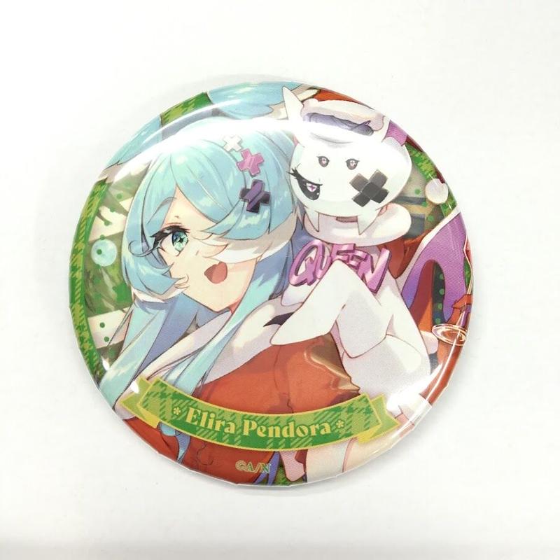 【美品】 にじさんじEN エリーラペンドラ 缶バッジ 桜 ピンズ・ピンバッジ・缶バッジ