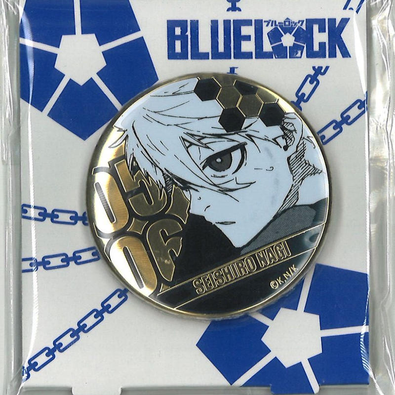 送料込 ブルーロック バースデイ メタル缶バッジ 凪誠士郎 バースデー