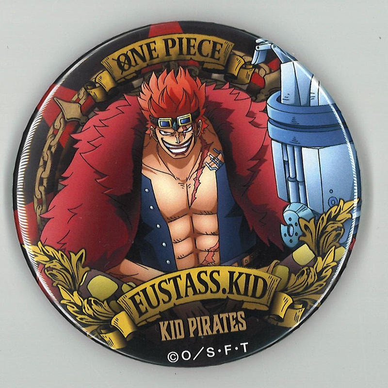 ワンピース 缶バッジ ユースタス キッド K Books 秋葉原
