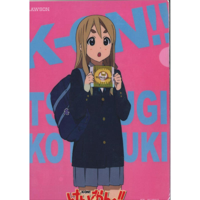 けいおん ローソン限定オリジナルクリアファイル 琴吹紬 プレミアムロールケーキ K