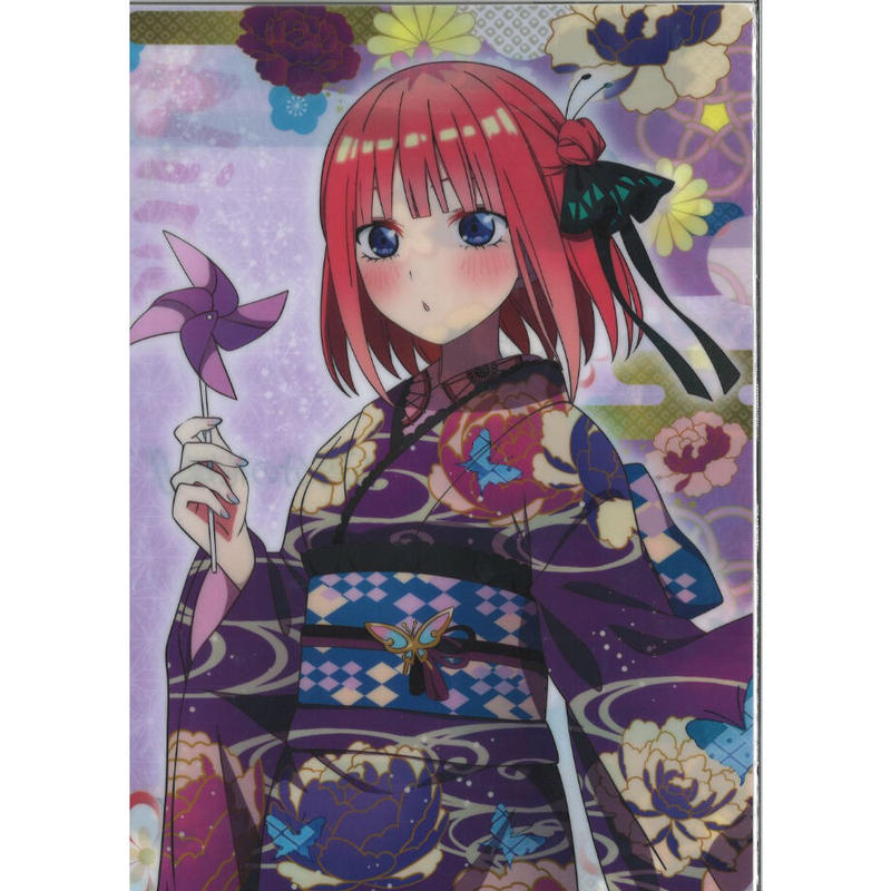 五等分の花嫁 Pop Up Store In 東急ハンズ 和遊び クリアファイル 中野二 五等分の花嫁 Pop Up Store In 東急ハンズ 和遊び クリアファイル 中野二