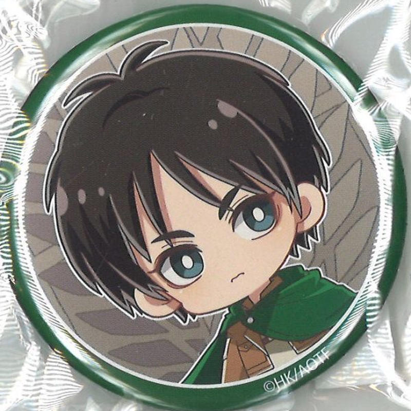 進撃の巨人 プリンセスカフェショップ 缶バッジ エレン K Books 秋葉原