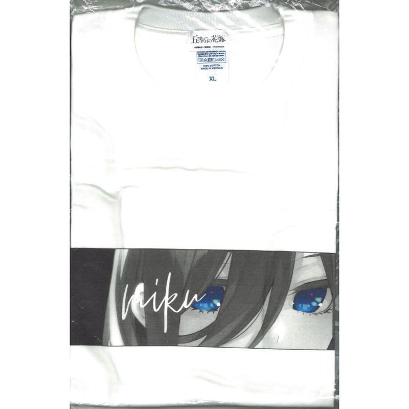 五等分の花嫁 Tシャツ Seclet Color Ver 中野三玖 Xlサイズ K B 五等分の花嫁 Tシャツ Seclet Color Ver 中野三玖 Xlサイズ K B