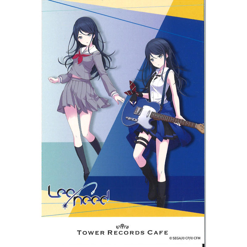 プロジェクトセカイ 星乃一歌 ポストカード タワーレコードコラボカフェ K Books 秋葉原