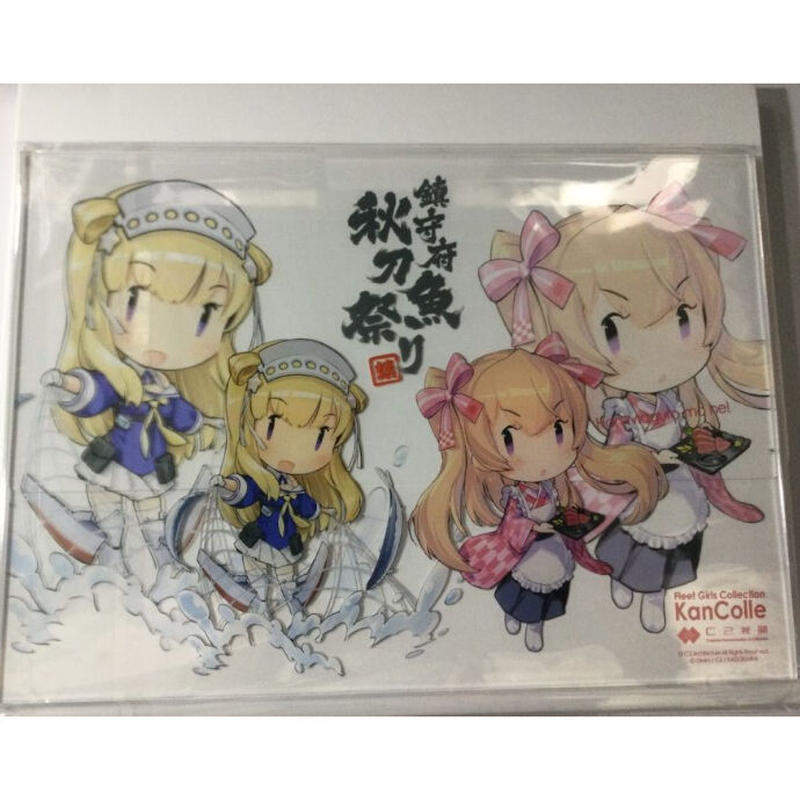 艦これ フレッチャー ジョンストン カレー機関 秋刀魚祭り アクリルボード K Book