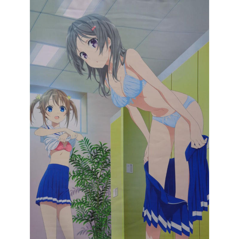 C94 ハイスクール・フリート 描き下ろしビックタペストリー 岬明乃&amp;知名もえか C94 ハイスクール・フリート 描き下ろしビックタペストリー 岬明