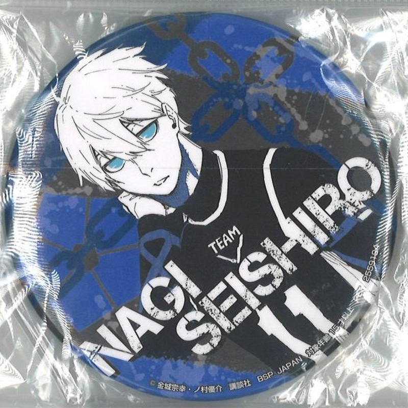 ブルーロック　ホログラム缶バッジ　凪誠士郎　gigo ブルーロック GiGOホログラム缶バッジ 凪誠士郎