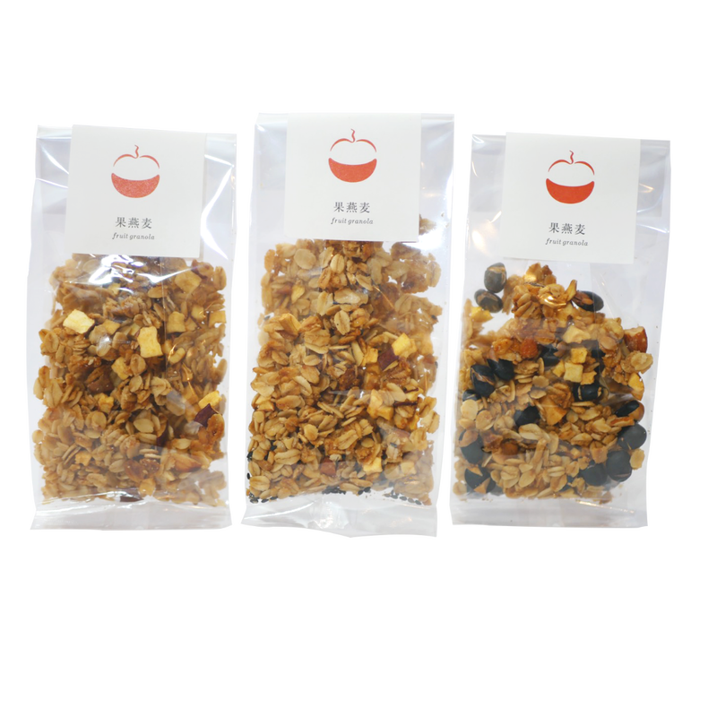 送料無料 お試しグラノーラ果燕麦3種セット 各50g 工房ふじや 無砂糖 無添加ドライ