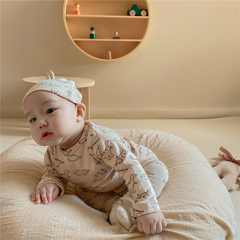 即納 Baby 恐竜セットアップ Squsqu