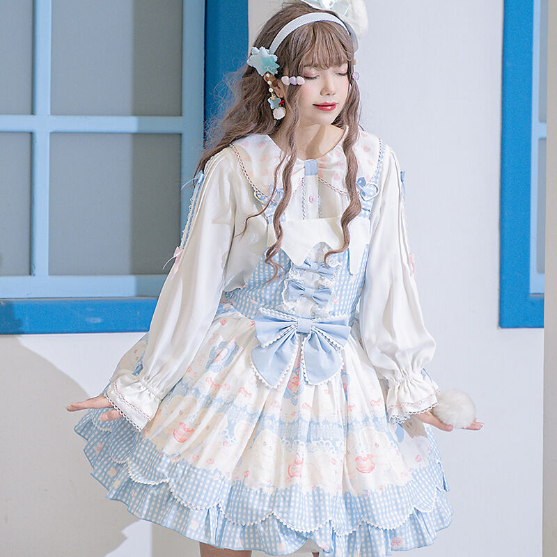 ロリィタ ジャンパースカート レディース ロリータ キャミソール ワンピース 夏 かわいい