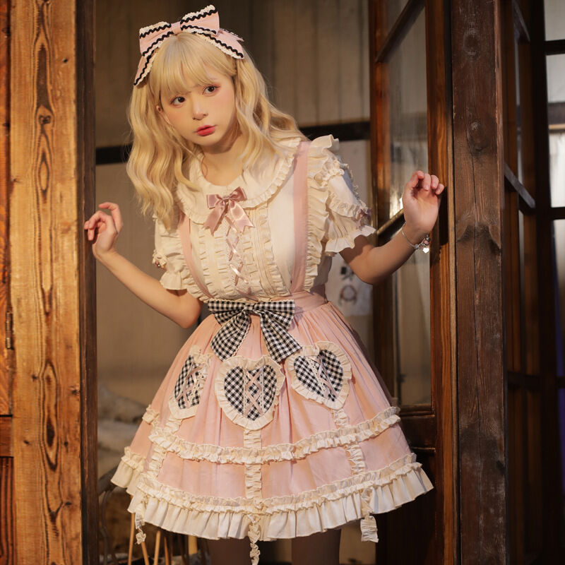 ロリータ ブラウス シャツ レディース 半袖 透け感 春 夏 ゴスロリ ゴシック ロリィタ フ