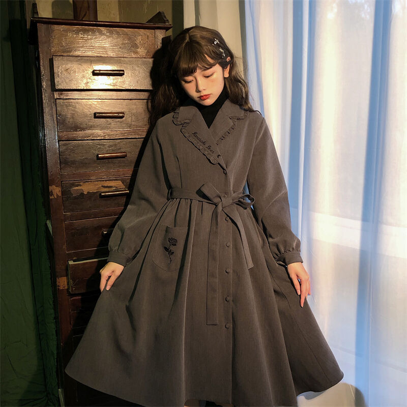 ロリータ コート ワンピース 春秋 レディース クール 高級感 クラロリ フランス人形 お人形 ロリータ コート ワンピース 春秋 レディース クール 高級感 クラロリ フランス人形 お人形