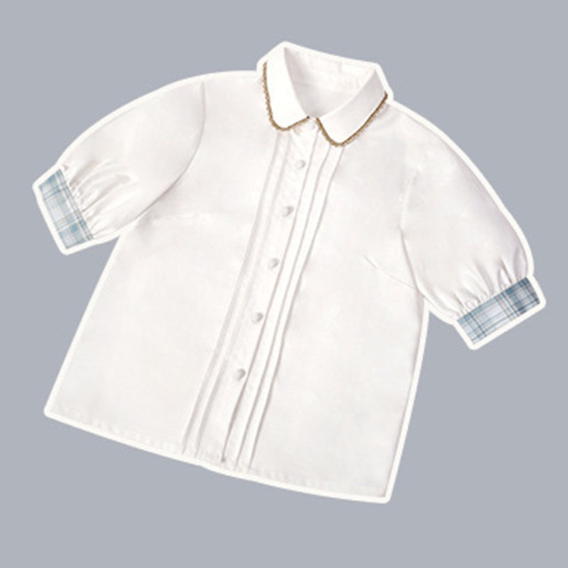 ロリータ ワンピース アイドル 衣装 豪華4点セット シャツ チェック ネクタイ 帽子 A