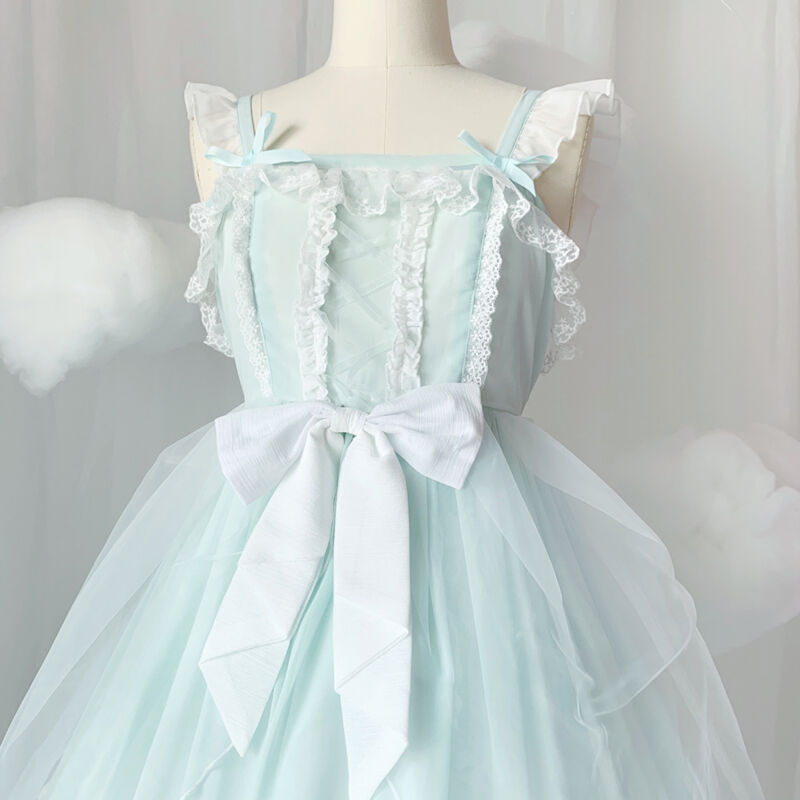 ロリータファッション Lolita ジャンパースカート ワンピース 甘可愛い ゆめかわいい