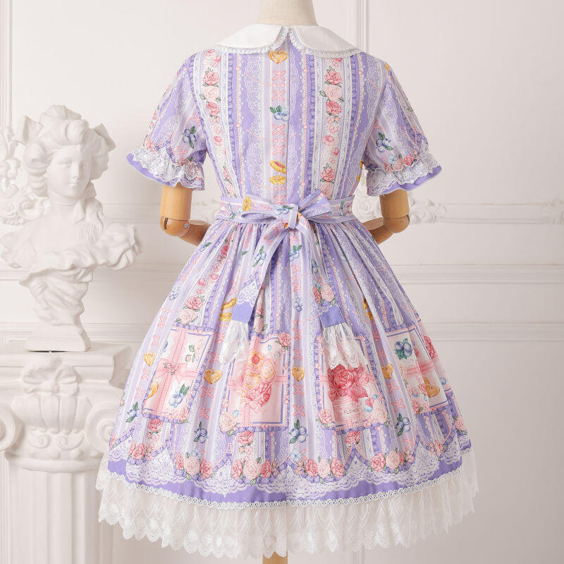 アウトレット☆送料無料オリジナル 夏 lolita ロリータ 非対称