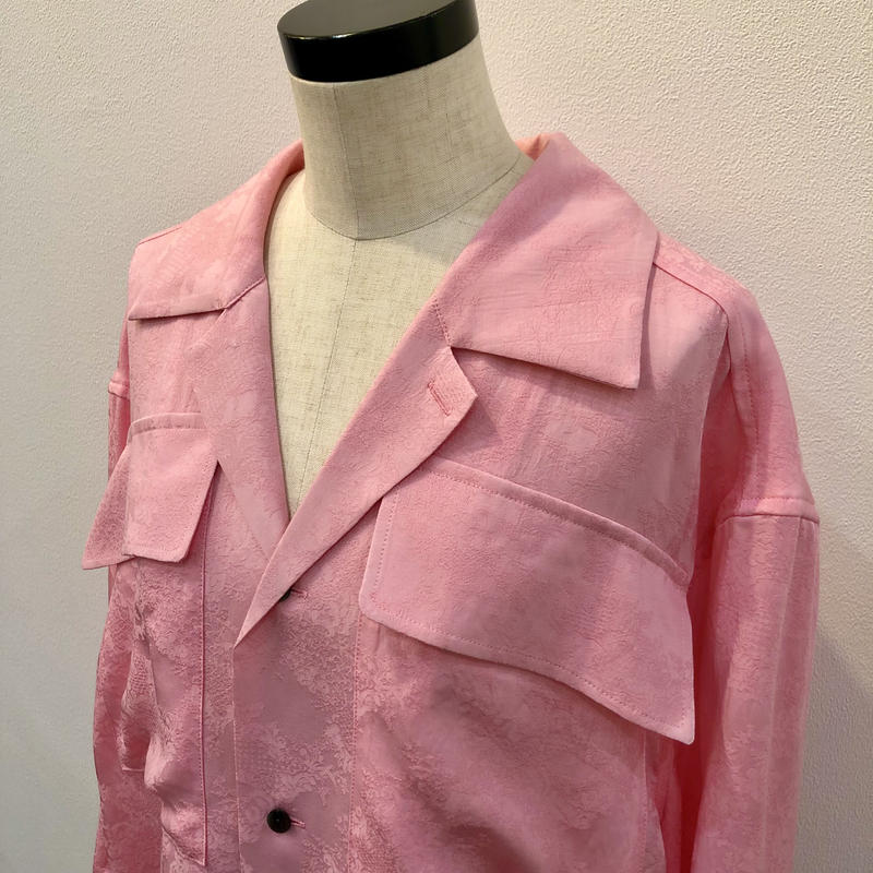 near.nippon キュプラジャガードオーバーサイズシャツ 品数豊富! www
