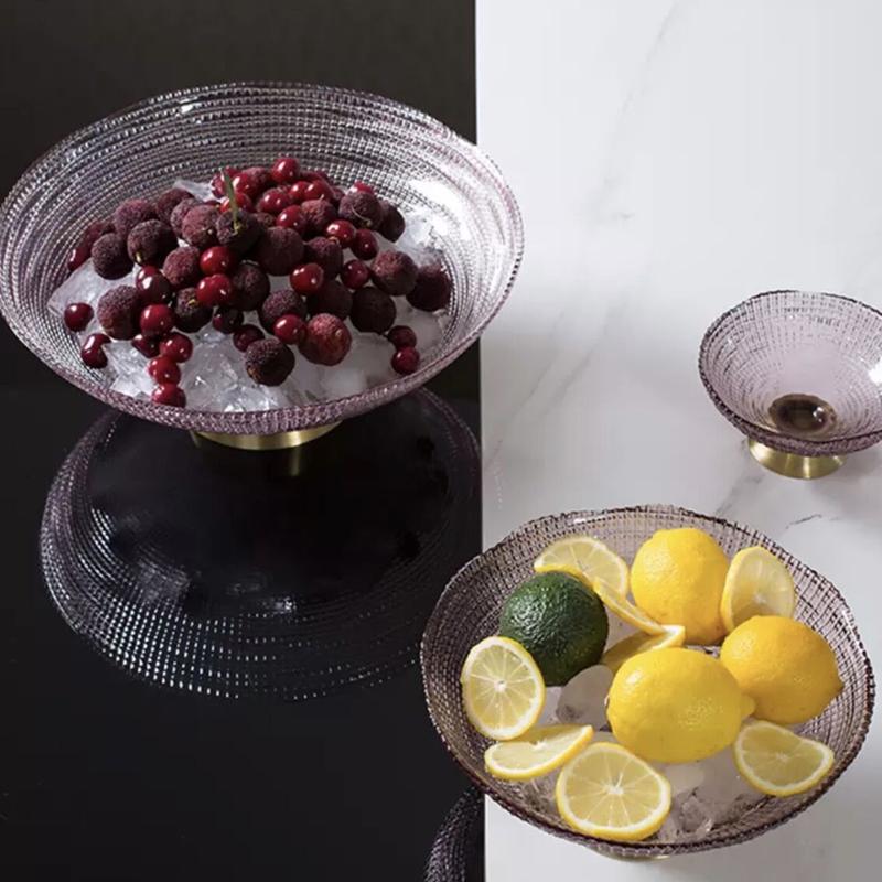 アウトレット ガラスコンポート ゴールドベース ラージ Classy