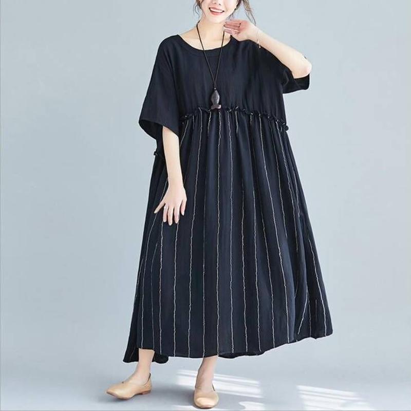 ワンピース コットン リネン レディース 黒 3l 4l 5l 6l 一部 即納 森ガール 麻 ワンピース コットン リネン レディース 黒 3l 4l 5l 6l 一部 即納 森ガール 麻